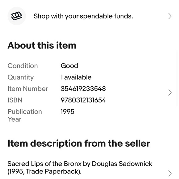 Book. Gay interest. Sacred lips of the Bronx. - Picture 6 of 7